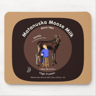 Matanuska Moose Milk Mouse Pad