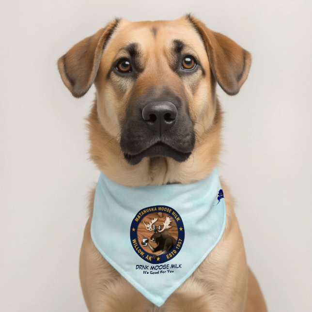 Matanuska Moose Milk Pet Bandana Collar (Dog 2)