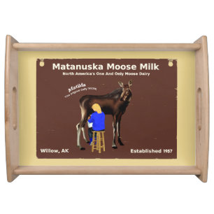 Matanuska Moose Milk Serving Tray