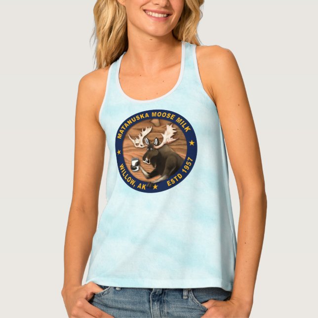 Matanuska Moose Milk Tank Top (Front)