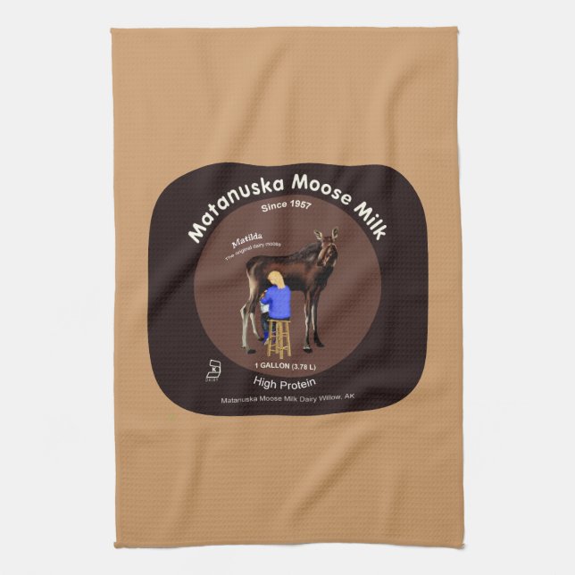 Matanuska Moose Milk Towel (Vertical)