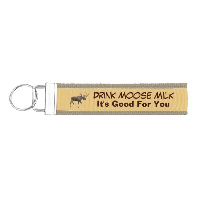 Matanuska Moose Milk Wrist Keychain (Keys on Left)