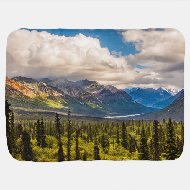 Matanuska valley, southcentral Alaska #2 Baby Blanket (Horizontal)