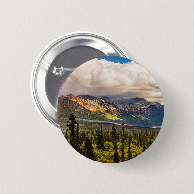 Matanuska valley, southcentral Alaska #2 Button (Front & Back)
