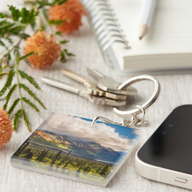 Matanuska valley, southcentral Alaska #2 Keychain (Front Right)