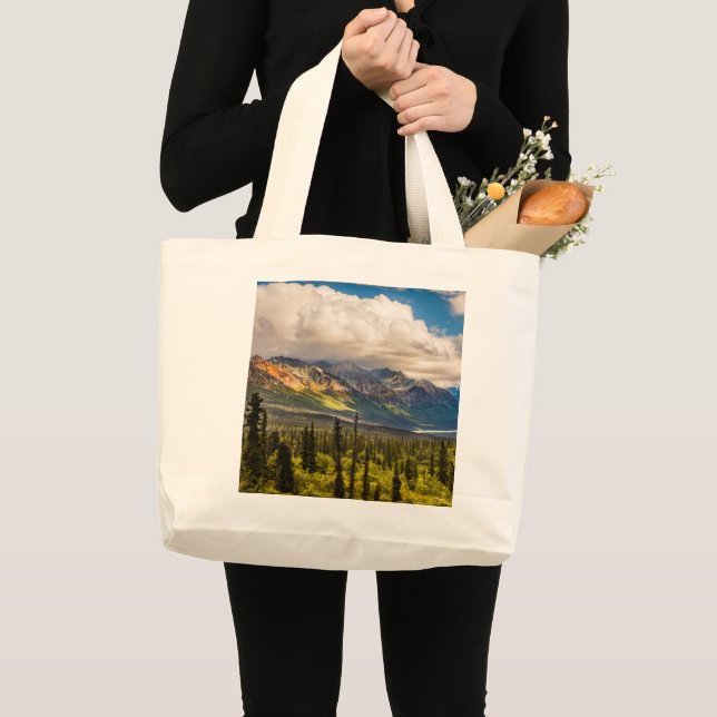Matanuska valley, southcentral Alaska #2 Large Tote Bag (Front (Product))