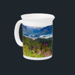 Matanuska Valley, Southcentral Alaska Beverage Pitcher<br><div class="desc">Peaceful and unspoiled wilderness in the Alaska's Mantanuska valley,  with its spectacular landscapes made of pine trees,  rivers,  blooming fireweed,  glaciers and mountains. A perfect destination for nature-lovers located just 35 miles north of Anchorage.</div>