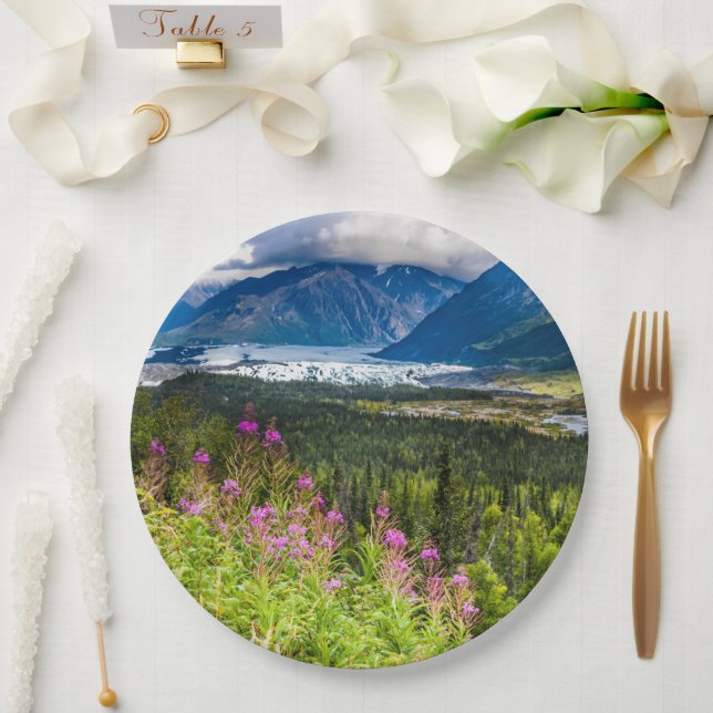 Matanuska Valley, Southcentral Alaska Paper Plates (Wedding)