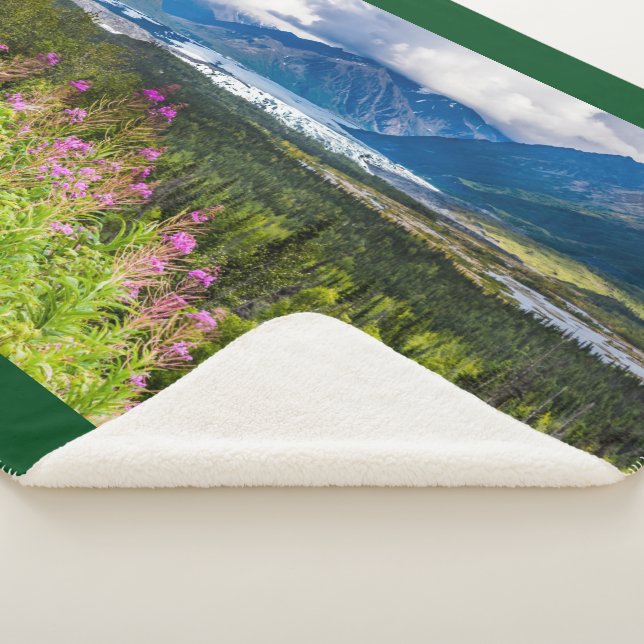 Matanuska Valley, Southcentral Alaska Sherpa Blanket (3/4)