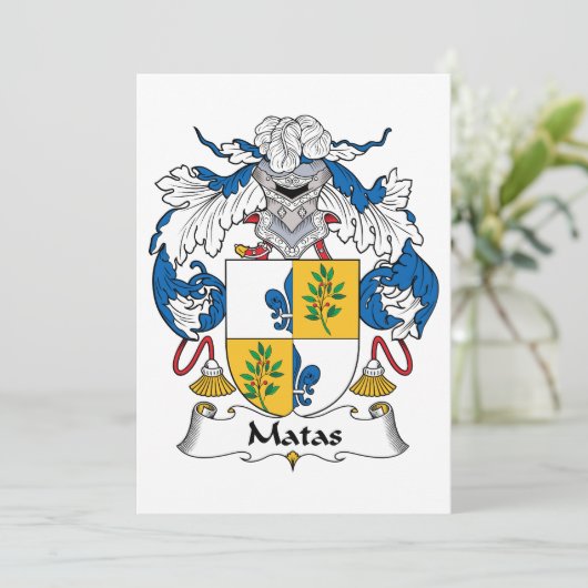 Matas Family Crest (Standing Front)
