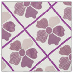 Match Any Color Faux Fabric Collage Flower