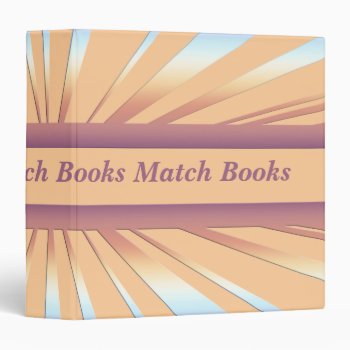 Match Book Collection Binder by sagart1952 at Zazzle