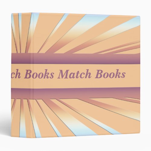 Match Book Collection Binder