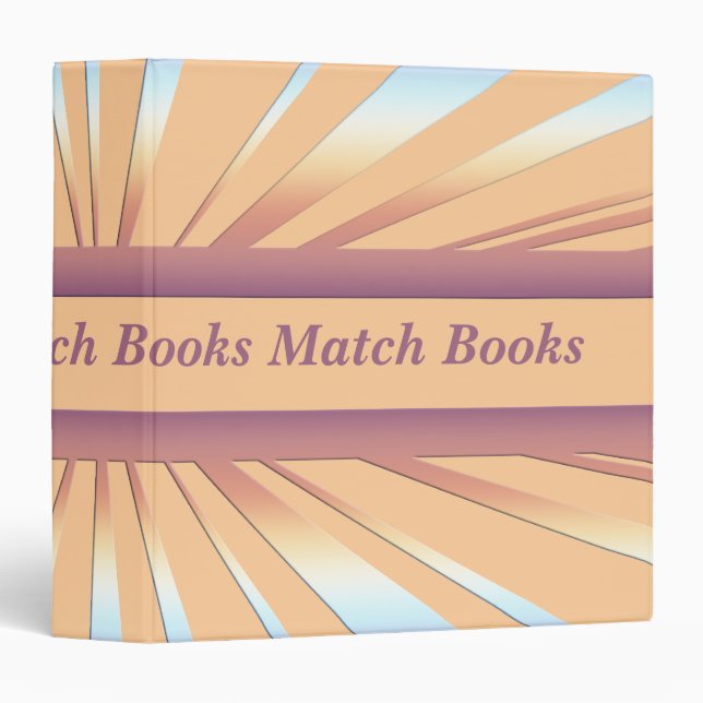 Match Book Collection Binder (Front/Spine)