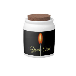 Match Candy Jar Container