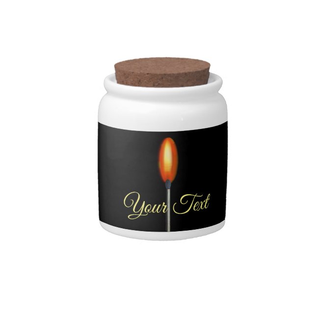 Match Candy Jar Container (Front)