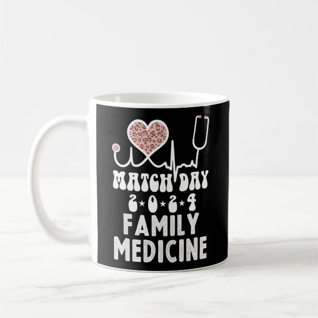 Match Day 2024 Future Doctor Residency Family Medi Coffee Mug (Left)