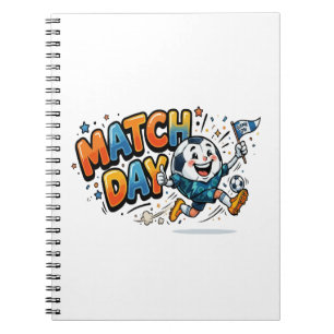 Match Day Fun Soccer Ball Notebook