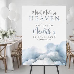 Match Made In Heaven Bridal Shower Welcome Sign
