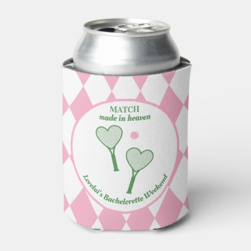 Match Made in Heaven Country Club Bachelorette Can Cooler
