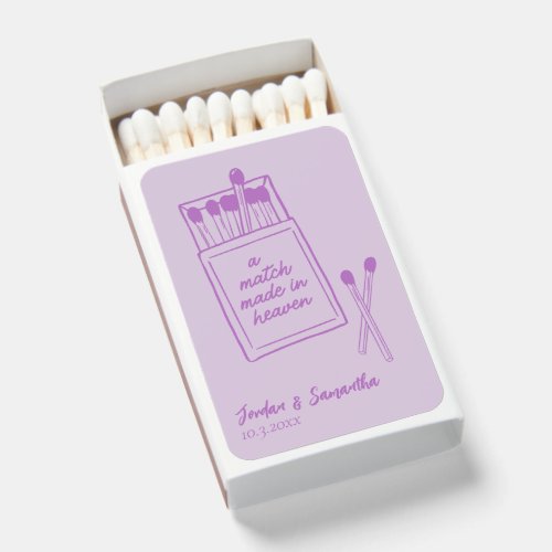 Match Made in Heaven Lavender Wedding Favor