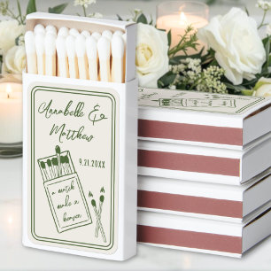 Match Made In Heaven Matchbox Favor