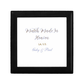 match made in heaven purple pastel golden name dat gift box