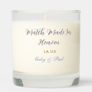 match made in heaven purple pastel golden name dat scented candle
