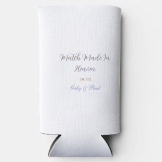 match made in heaven purple pastel golden name dat seltzer can cooler