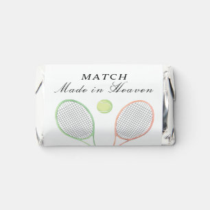 Match Made in Heaven Tennis Bridal Shower Hershey's Miniatures