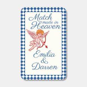 Match Made in Heaven Vintage Cupid Matchbox