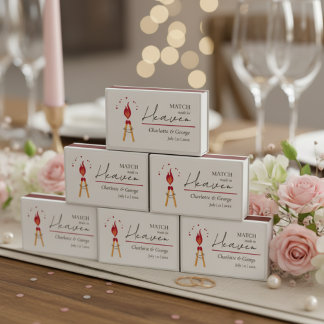Match Made in Heaven Wedding favors