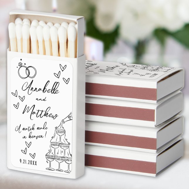 Match Made In Heaven Wedding Matchbook (Match Made In Heaven Wedding Matchbook)