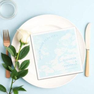 Match Made In Heaven Wedding Napkins