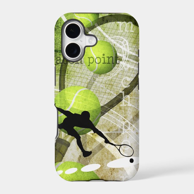 Match Point Iphone Case (Back)