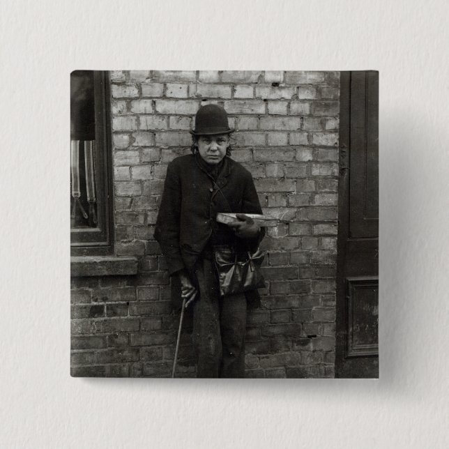 Match-Seller. c.1900 Pinback Button (Front)