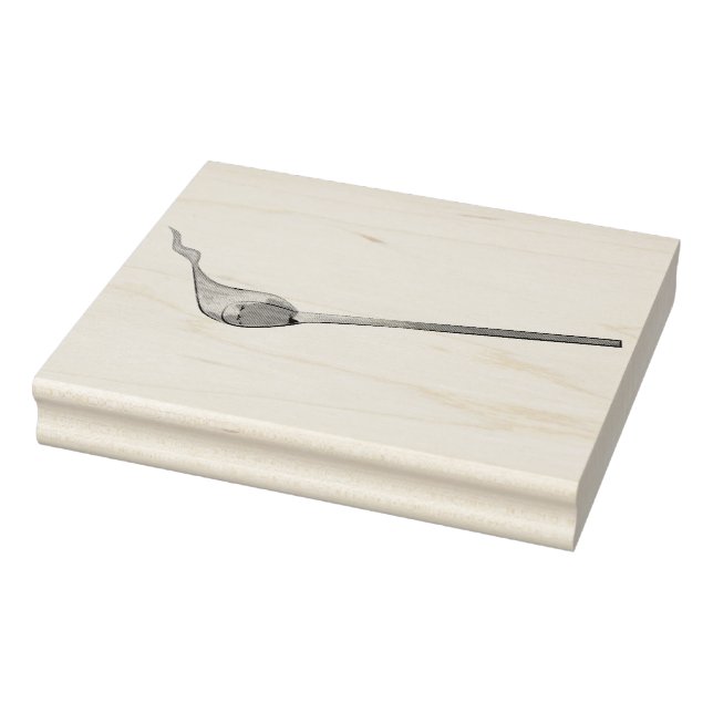 Match Stick Rubber Stamp (Stamp)