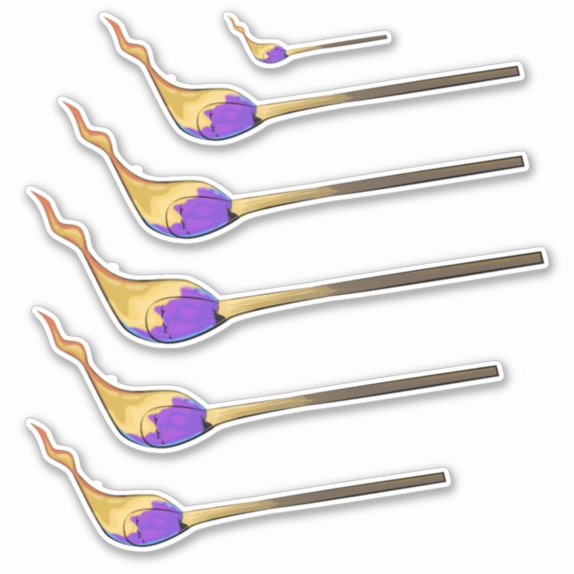 Match Stick Sticker (Front)