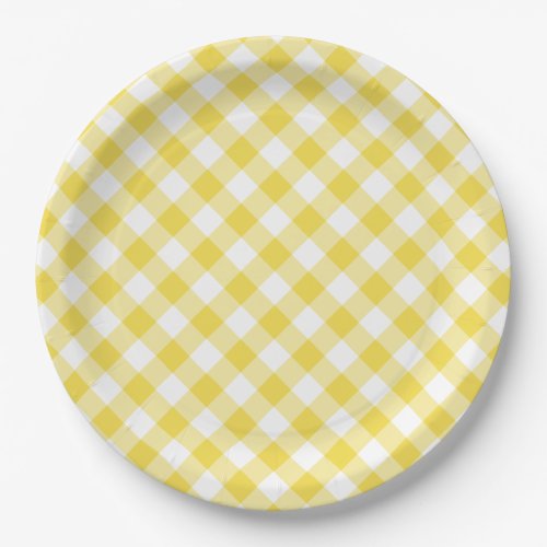 Match Your Wedding Palette Country Gingham Paper Plates