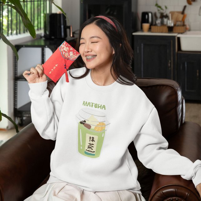 Matcha Addict, Matcha Sweatshirt (Creator Uploaded)