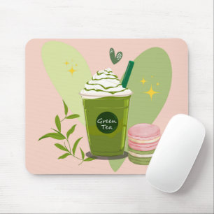 Matcha and Macarons Mouse Pad
