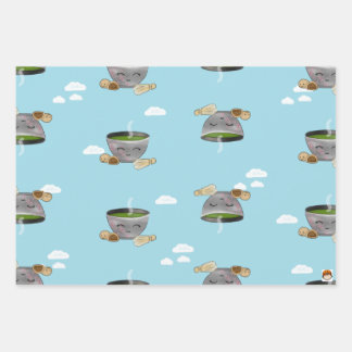 Matcha and Mochi wrapping paper