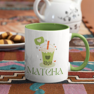 Matcha Boba Tea Mug