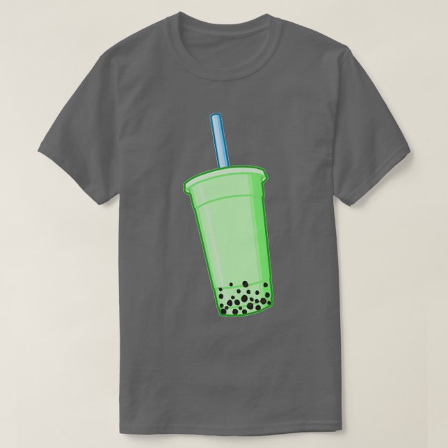 Matcha Bubble Tea 2 T-Shirt (Design Front)
