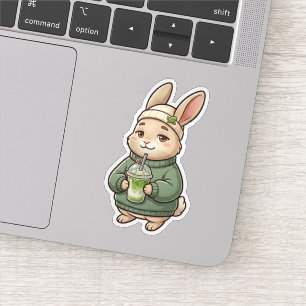 Matcha Bunny Sticker