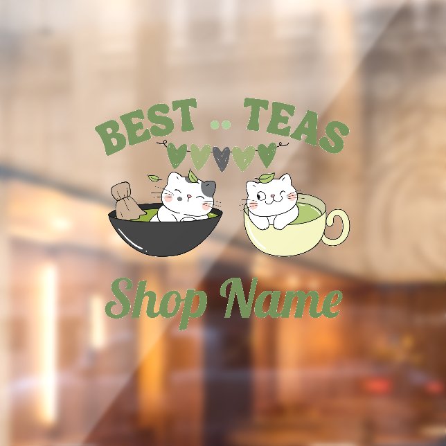 Matcha Cafe Window Cling (Sheet 2)