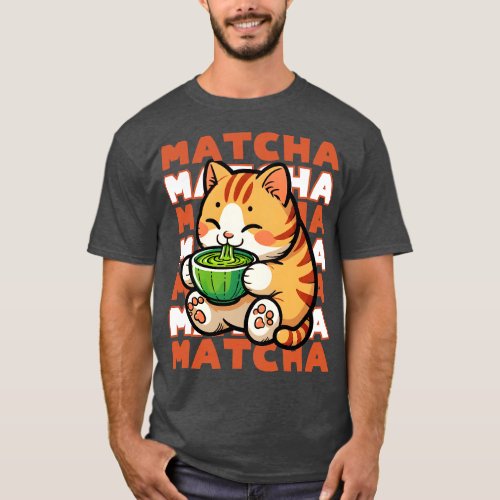Matcha cat T_Shirt