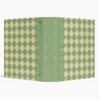 Matcha Cookie Checkerboard Binder