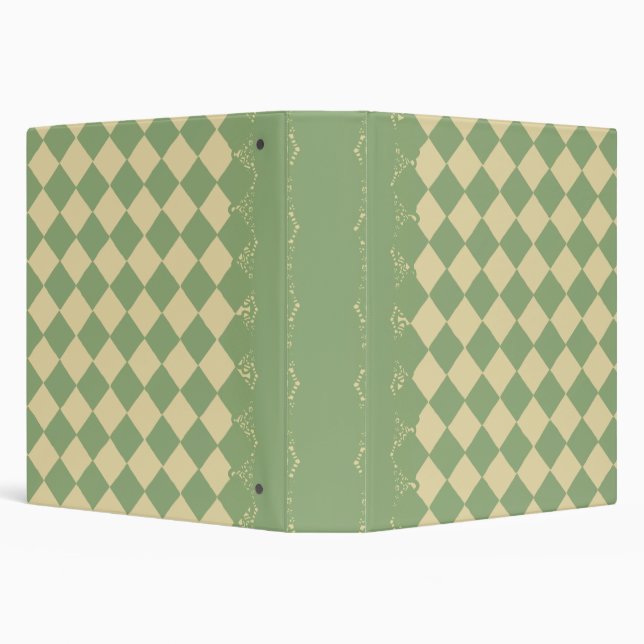 Matcha Cookie Checkerboard Binder (Background)