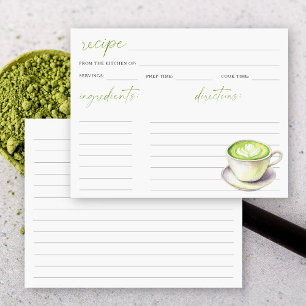 Matcha cup bridal shower recipe